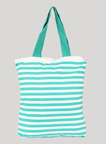 Ladies Striped Cotton Bag