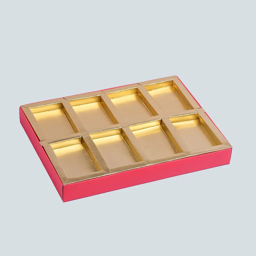 DRY FRUITS BOX - 8 PARTITION FUSION - (PK - 10)