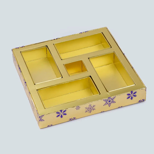 BASKET & GOURMET BOX  - 5 PARTITION MAJESTIC - BIG (PK - 8)