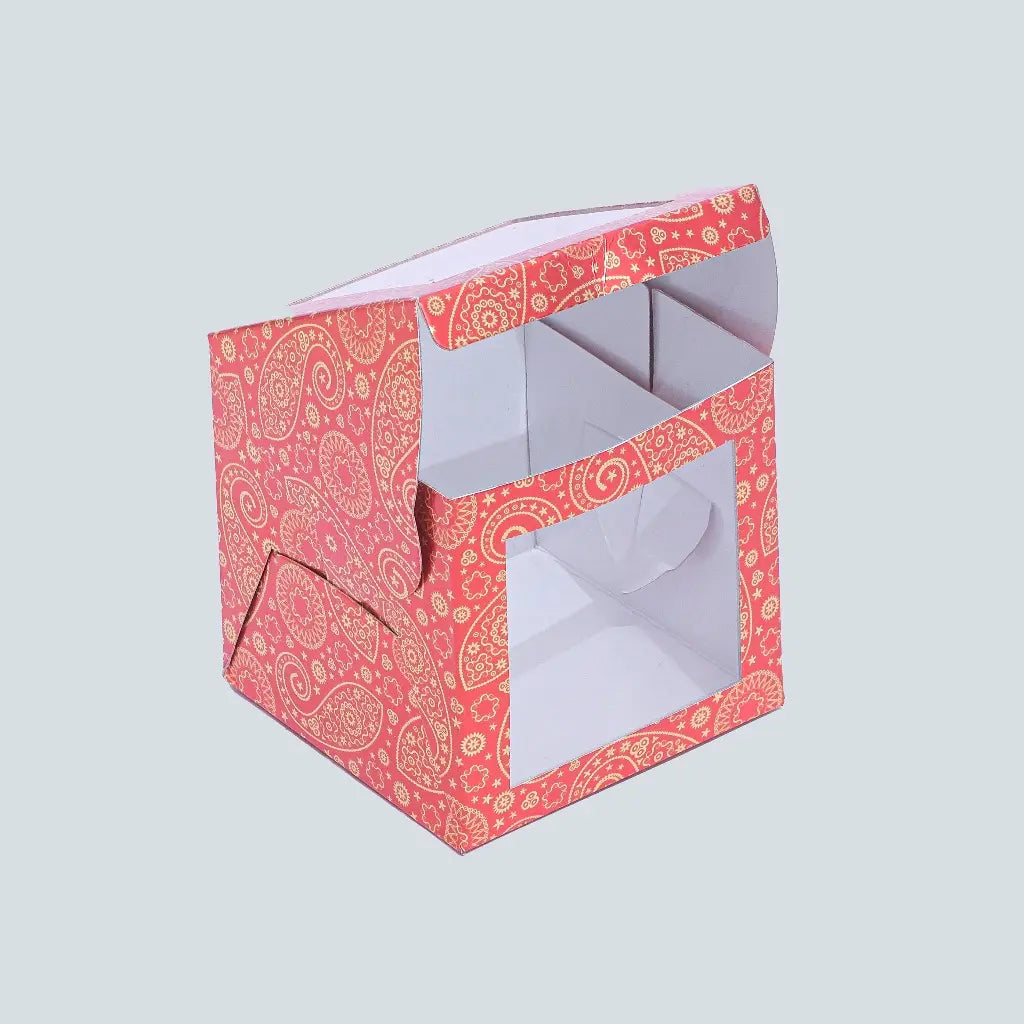 FOLDING BOX  - 500 GM SINGLE MODAK OR PASTRY (PK - 50)