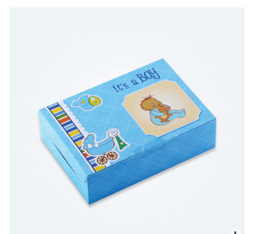 FOLDING BOX  - 250 GM BABY BOY (PK - 50)