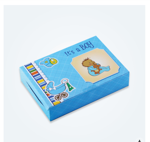 FOLDING BOX  - 500 GM BABY BOY (PK - 50)