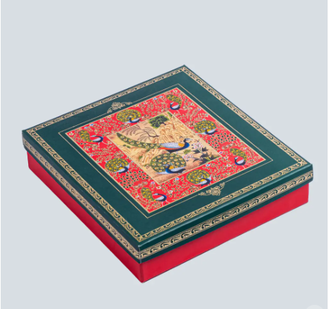 MITHAI LADDU BOX - 500 GM MADHUBANI BOX (PK - 14)