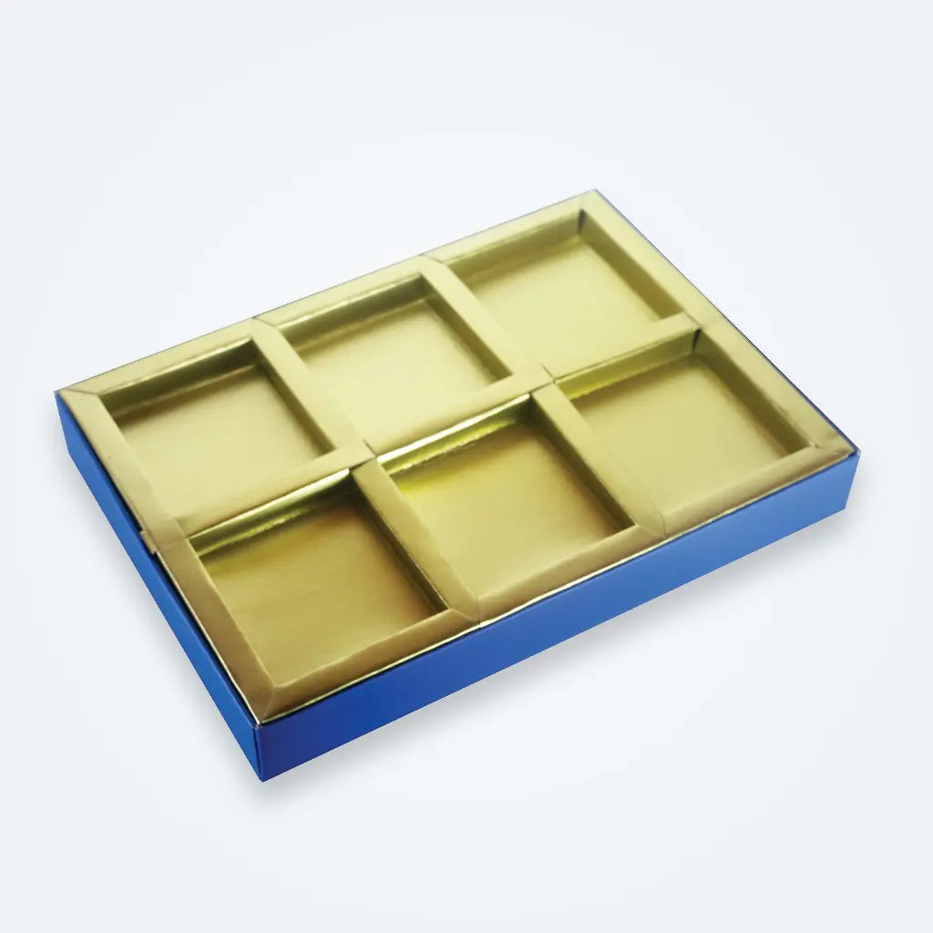 DRY FRUITS BOX - 6 PARTITION FUSION - (PK - 10)