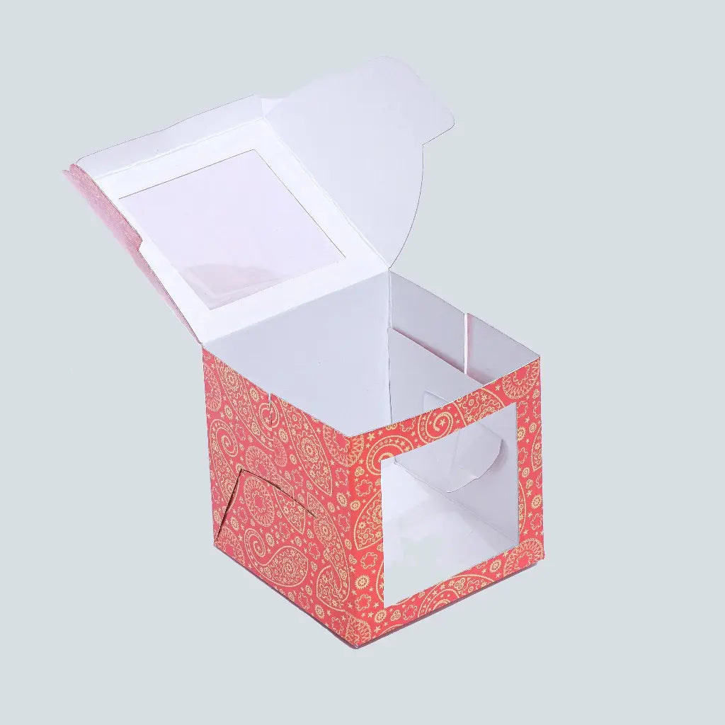 FOLDING BOX  - 500 GM SINGLE MODAK OR PASTRY (PK - 50)