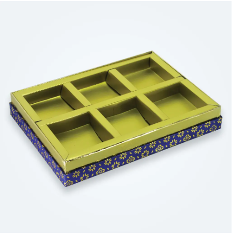 DRY FRUITS BOX - 6 PARTITION COMBO (SMALL) - (PK - 8)